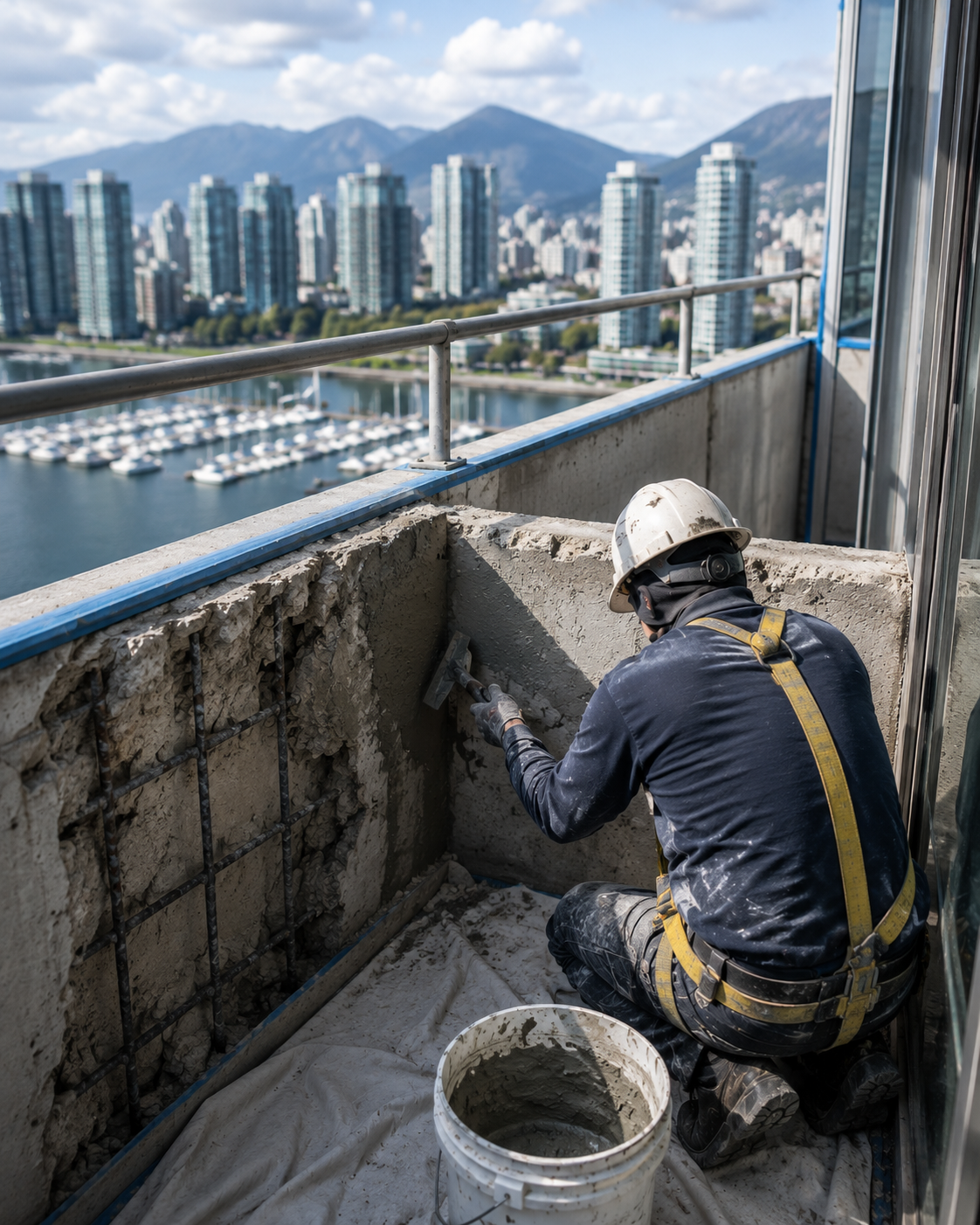 Concrete restoration project