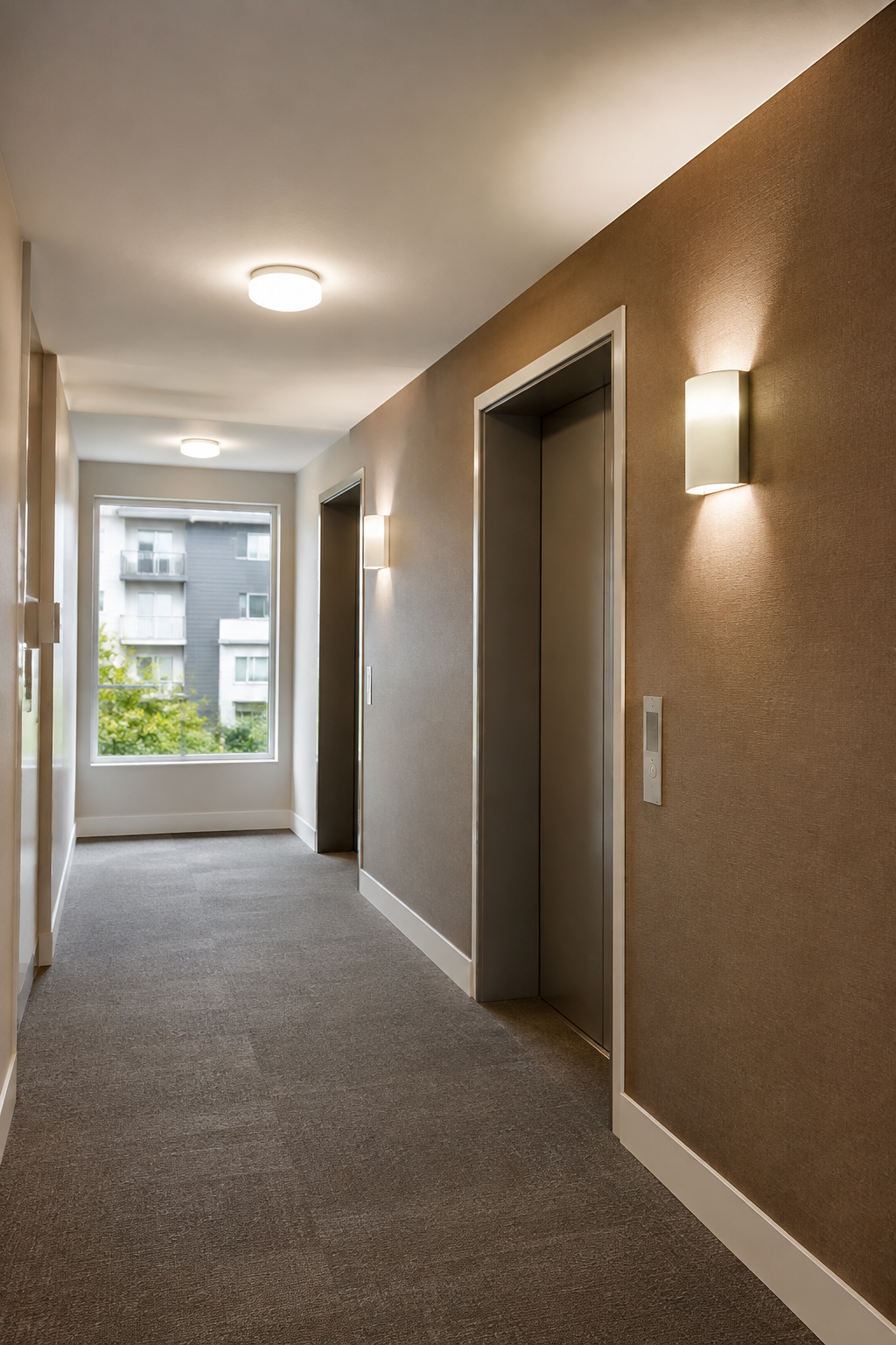 Improved strata lobby and common area in Greater Vancouver