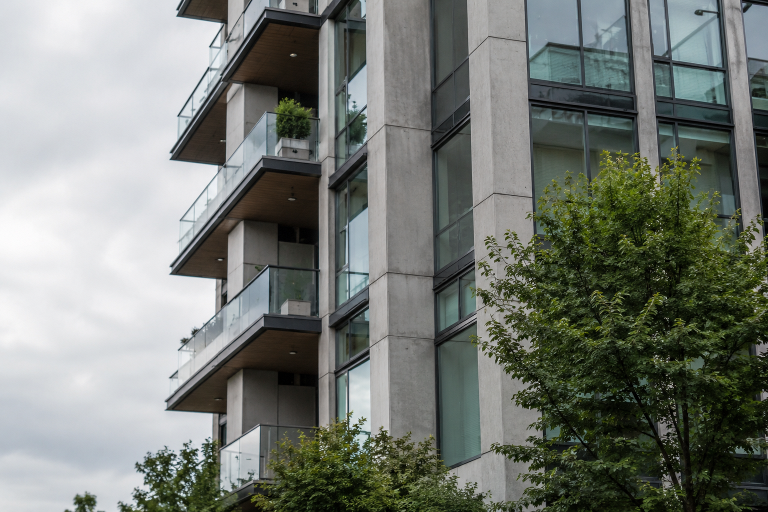 Commercial and strata building in Greater Vancouver, British Columbia