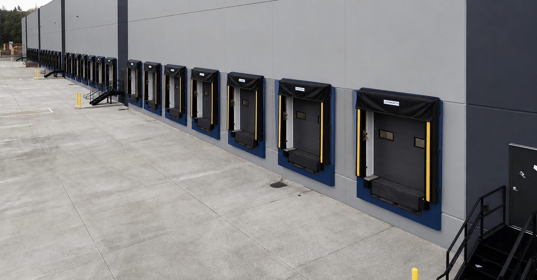 Warehouse Loading Dock Painting