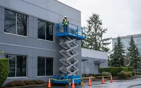 Scissor lift access
