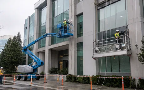 Boom lift access