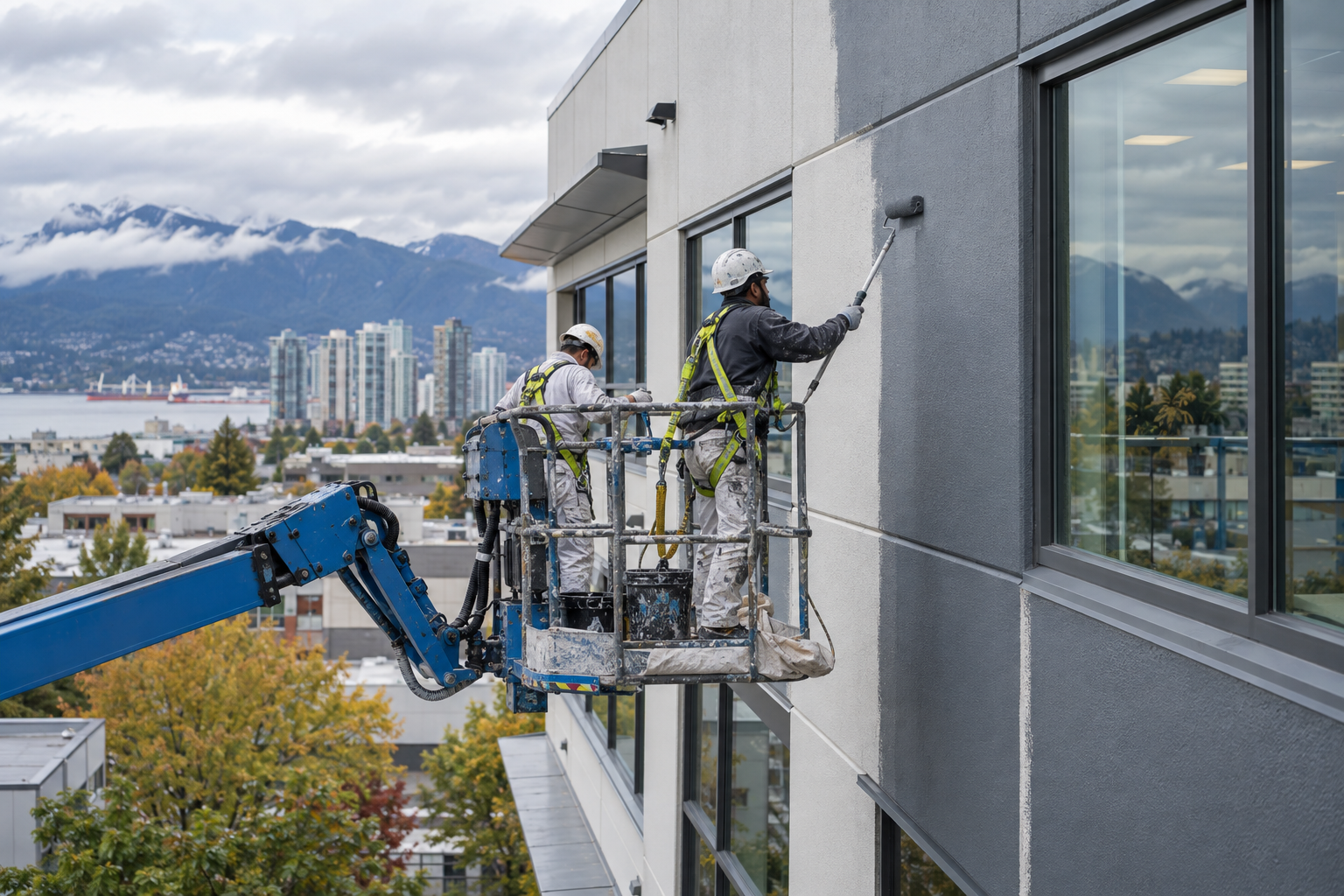 Commercial painting project